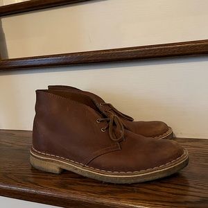 Clark Leather Desert Boots